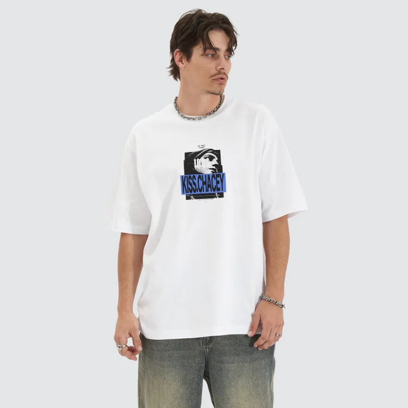 Moonlit Heavy Oversized Tee White sold by Neverland