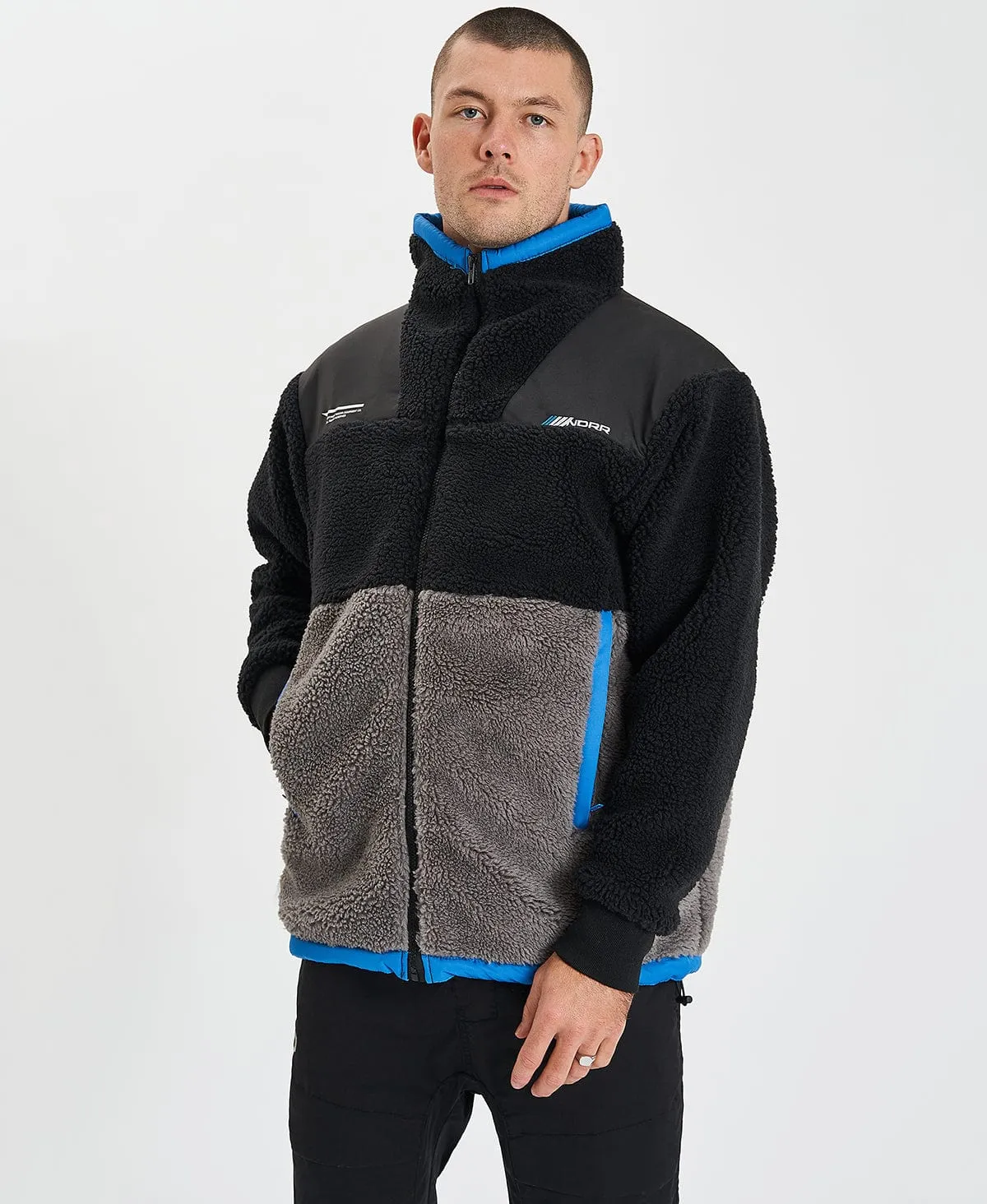 Compound Sherpa Jacket Black/Grey sold by Neverland product image thumbnail 3