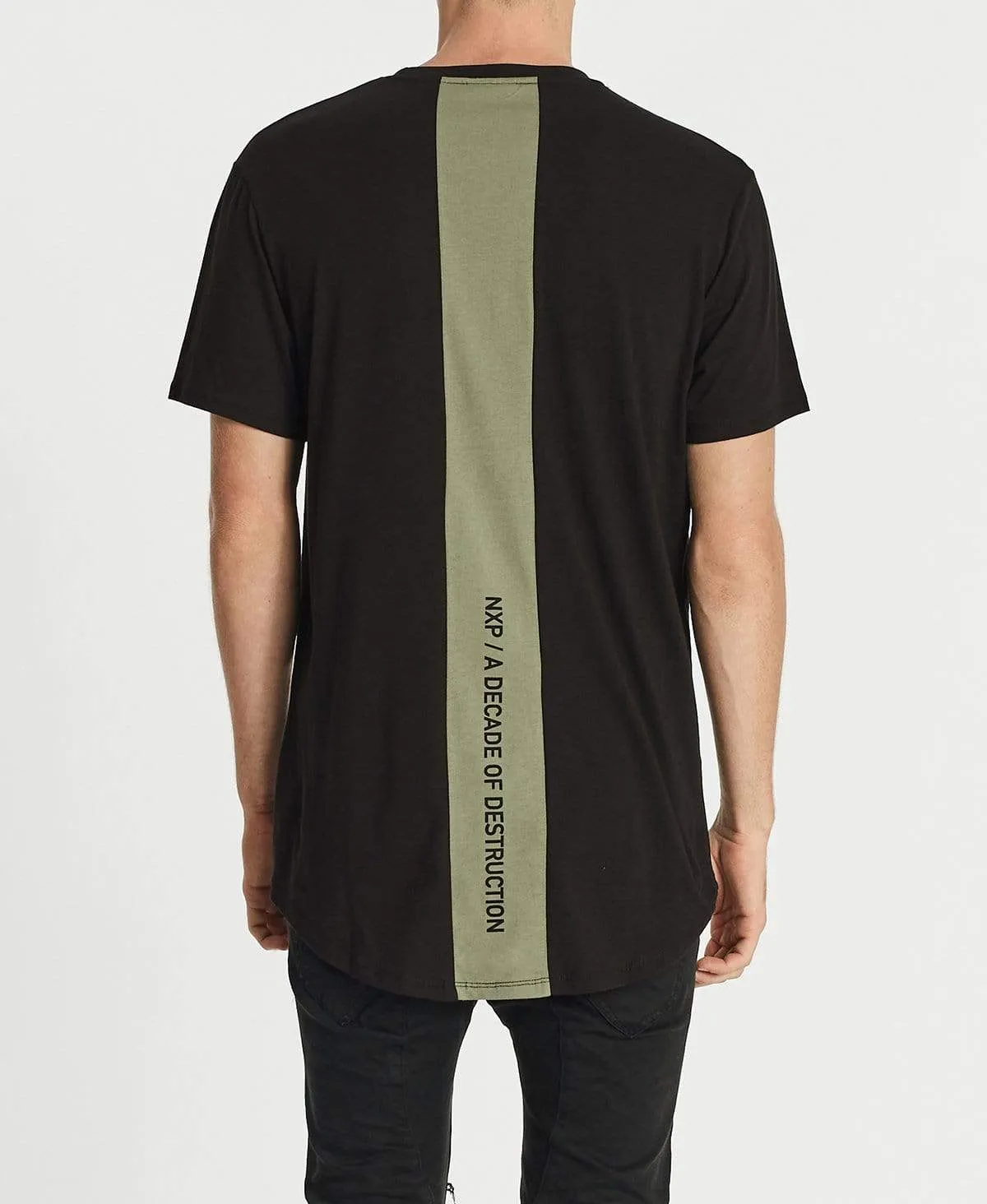 Tribute Cape Back T-Shirt Jet Black sold by Neverland