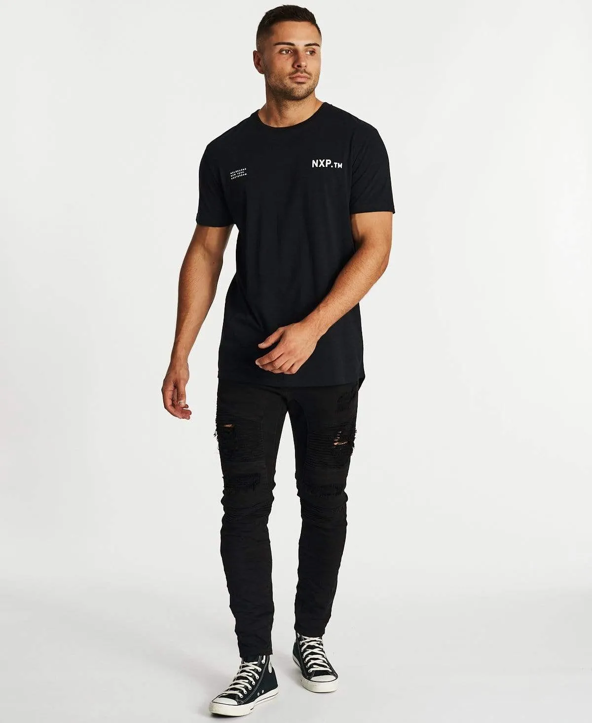 The Grave Cape Back T-Shirt Jet Black sold by Neverland product image thumbnail 3