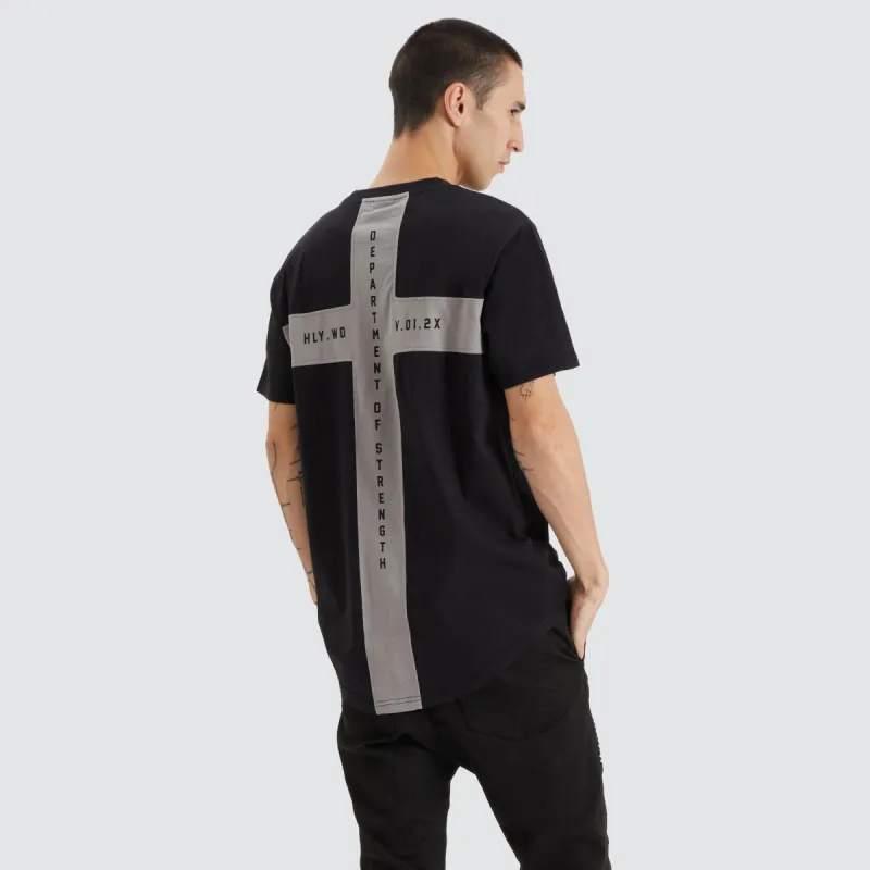 Fairplay Dual Curved Tee Jet Black sold by Neverland