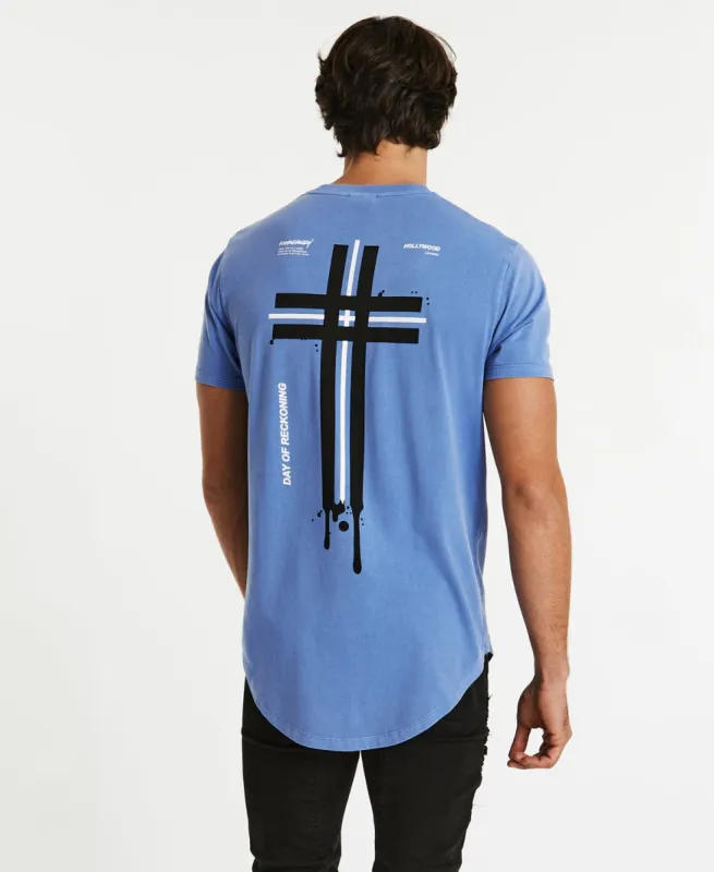 Underground Dual Curved T-Shirt Pigment Marine sold by Neverland