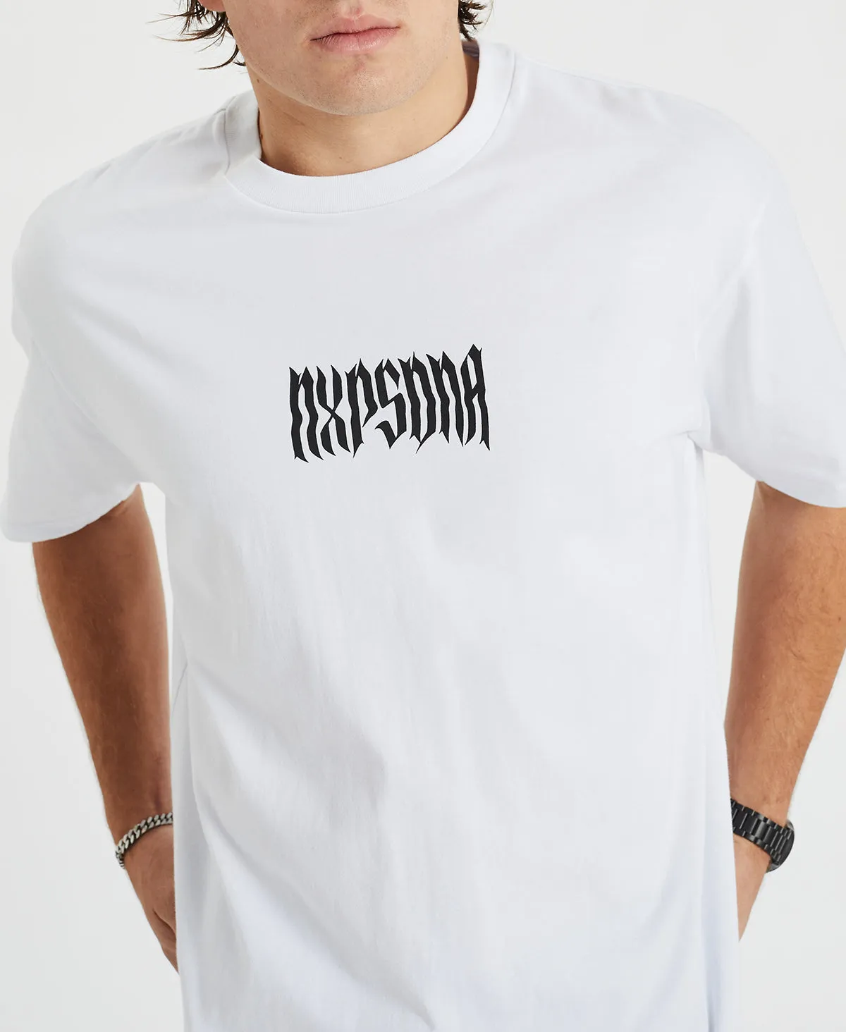 Odessa Heavy Box Fit Scoop T-Shirt White sold by Neverland product image thumbnail 3