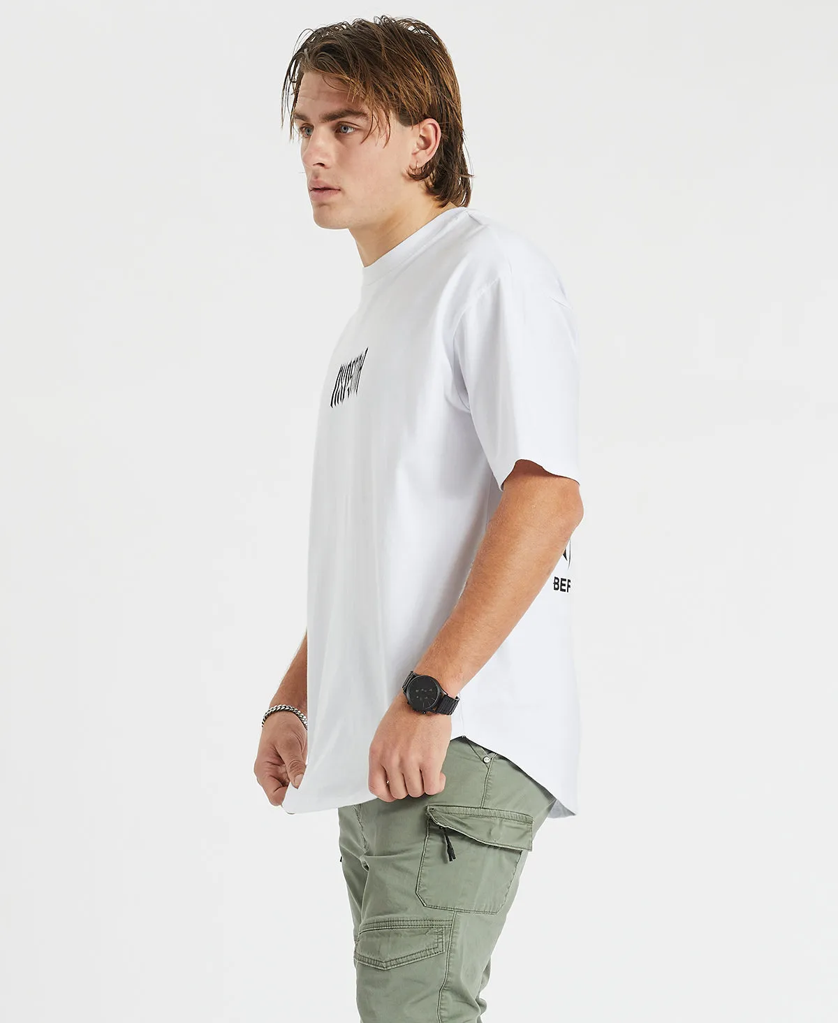 Odessa Heavy Box Fit Scoop T-Shirt White sold by Neverland product image thumbnail 4