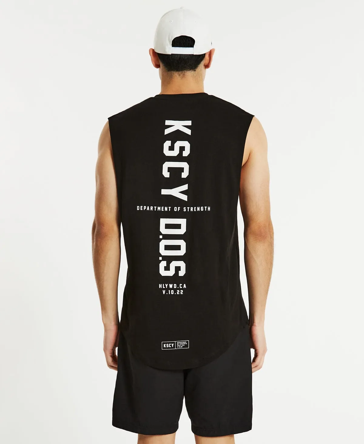 Blind Dual Curved Muscle Tee Jet Black sold by Neverland product image thumbnail 3