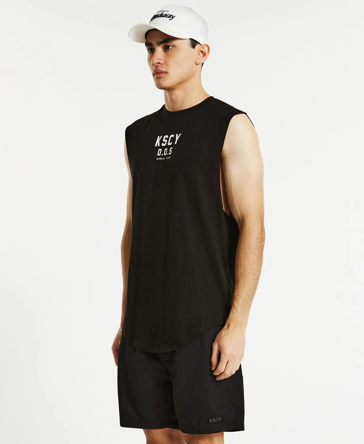 Blind Dual Curved Muscle Tee Jet Black sold by Neverland product image thumbnail 5