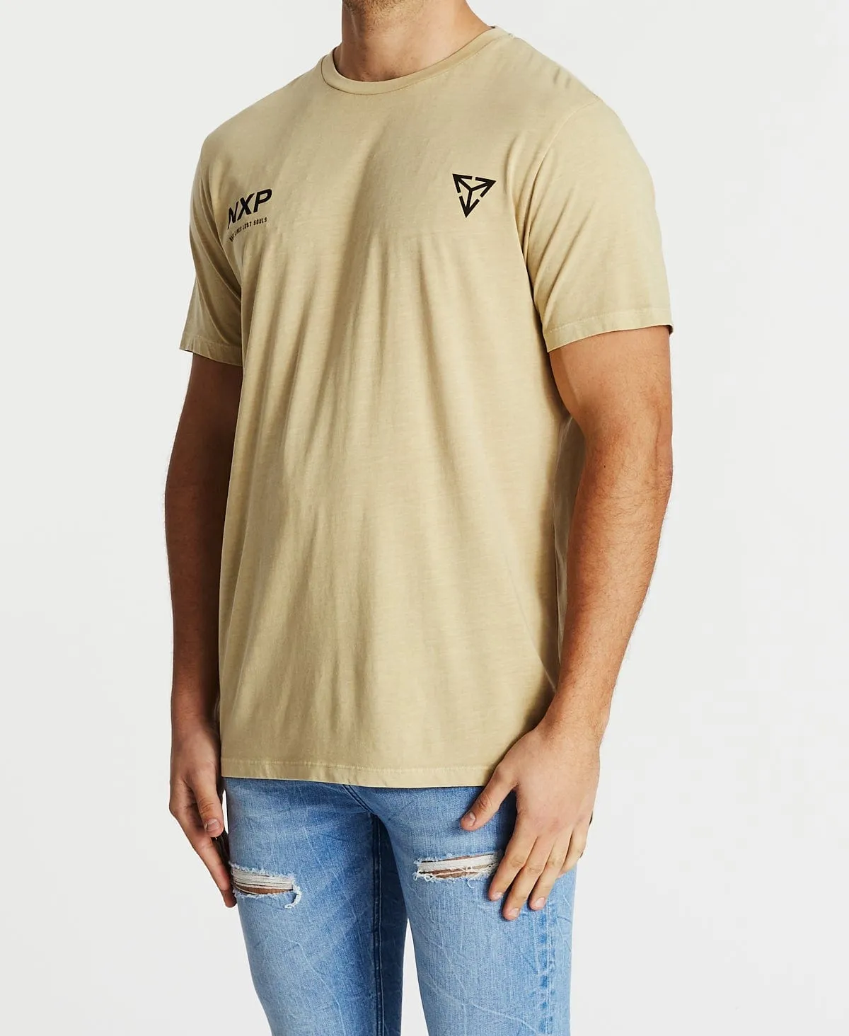 Hard Lines Cape Back T-Shirt Pigment Mojave sold by Neverland product image thumbnail 3