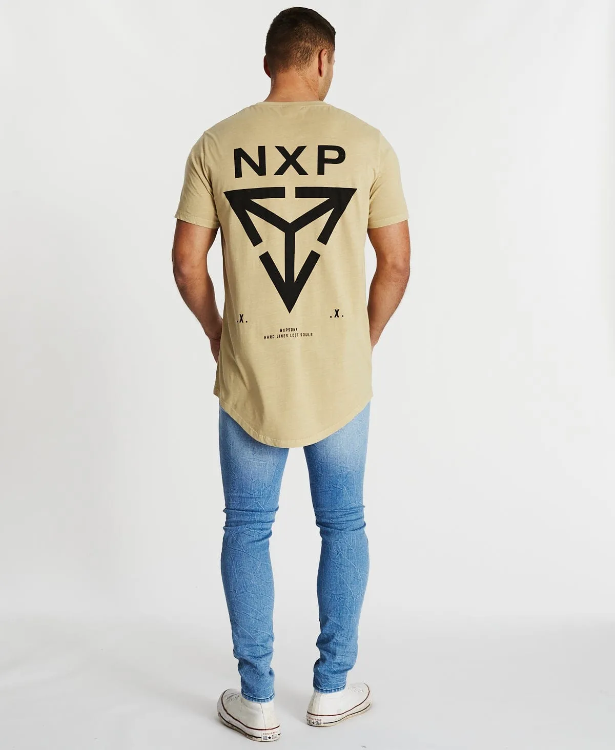 Hard Lines Cape Back T-Shirt Pigment Mojave sold by Neverland product image thumbnail 5