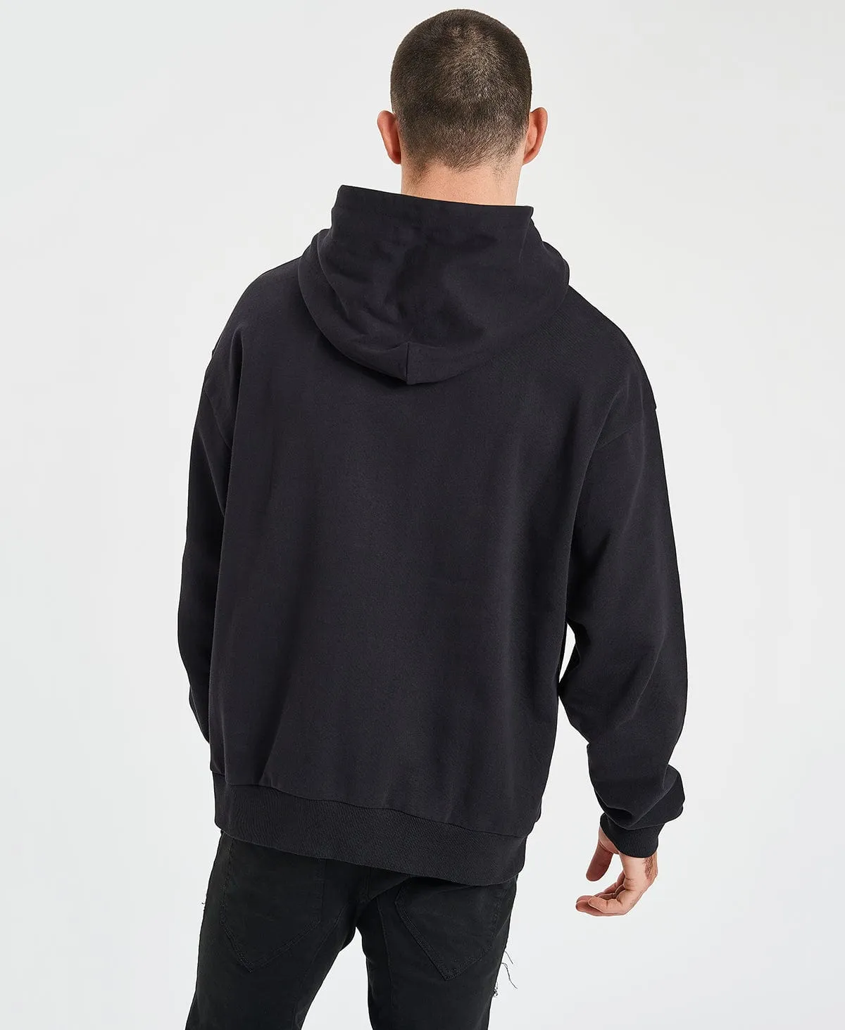 Derby Relaxed Hoodie Jet Black sold by Neverland product image thumbnail 3