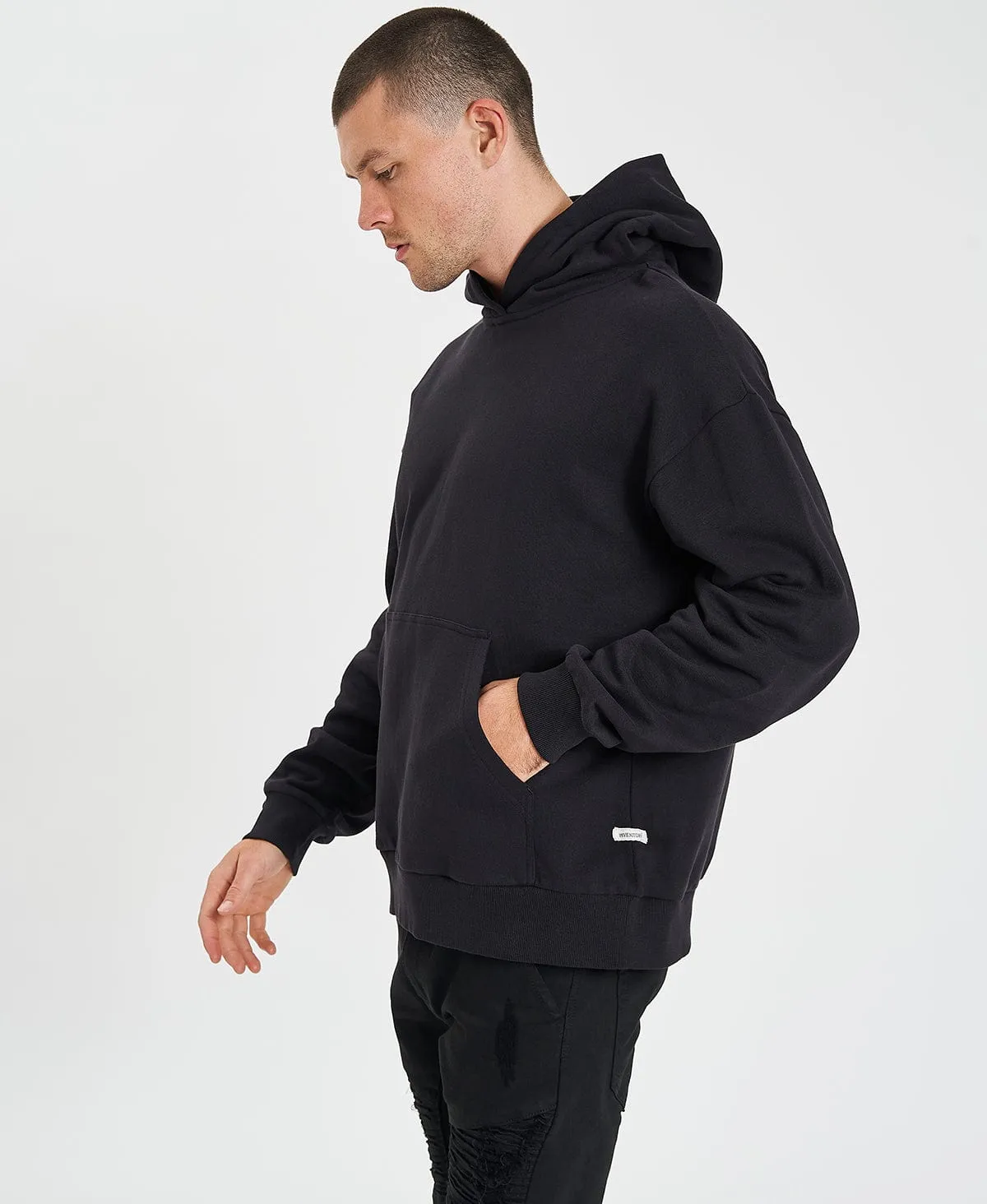 Derby Relaxed Hoodie Jet Black sold by Neverland product image thumbnail 2