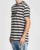 Break Cape Back T-Shirt Black/White Stripe sold by Neverland