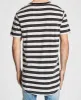 Break Cape Back T-Shirt Black/White Stripe sold by Neverland