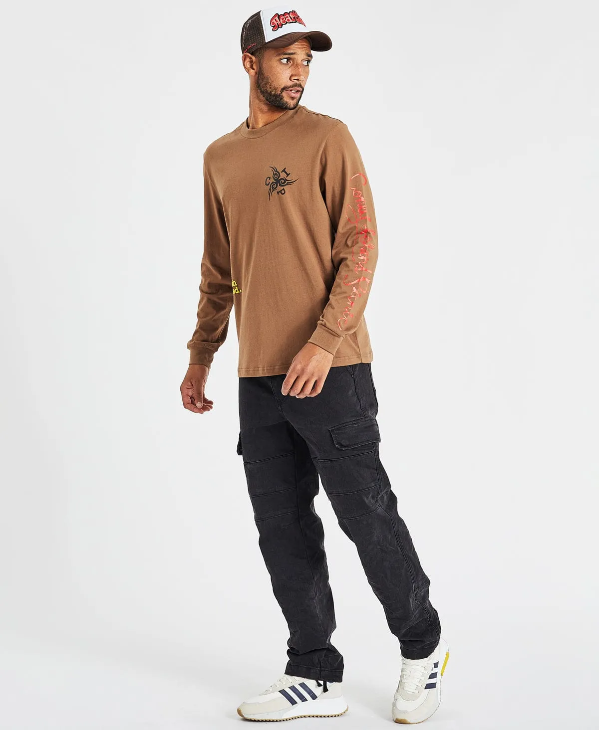 Vine Long Sleeve T-Shirt Sunburn Orange sold by Neverland product image thumbnail 5