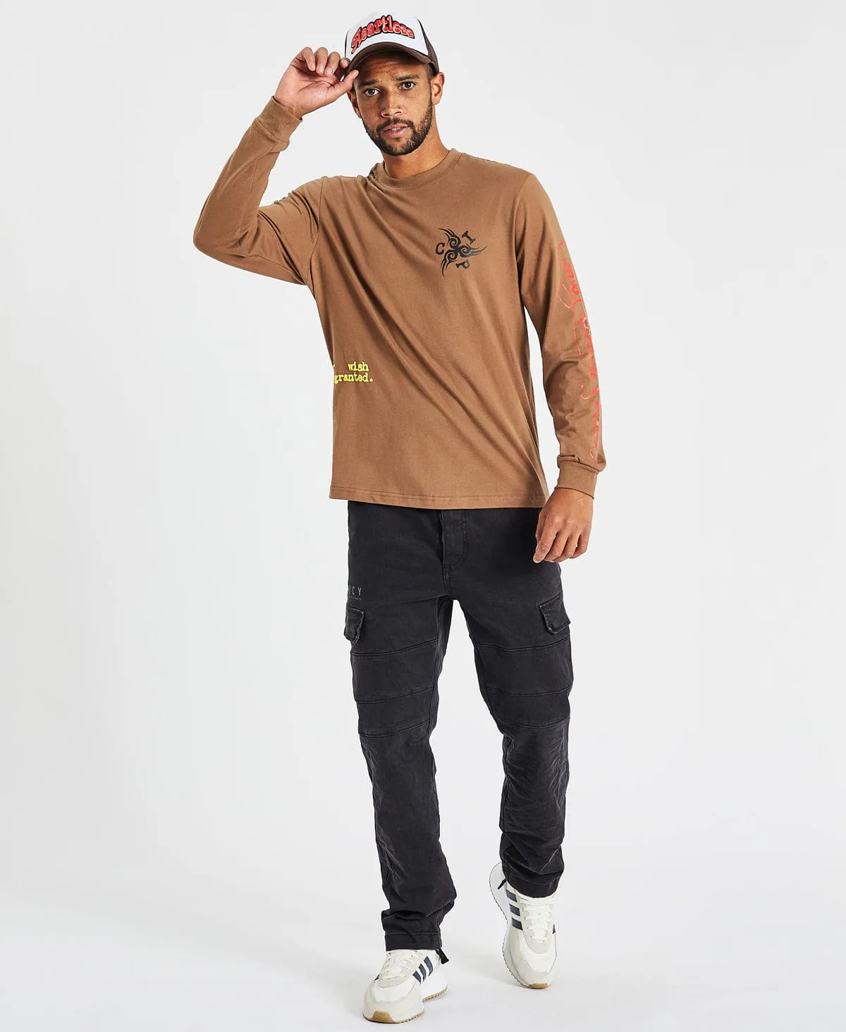 Vine Long Sleeve T-Shirt Sunburn Orange sold by Neverland product image thumbnail 4