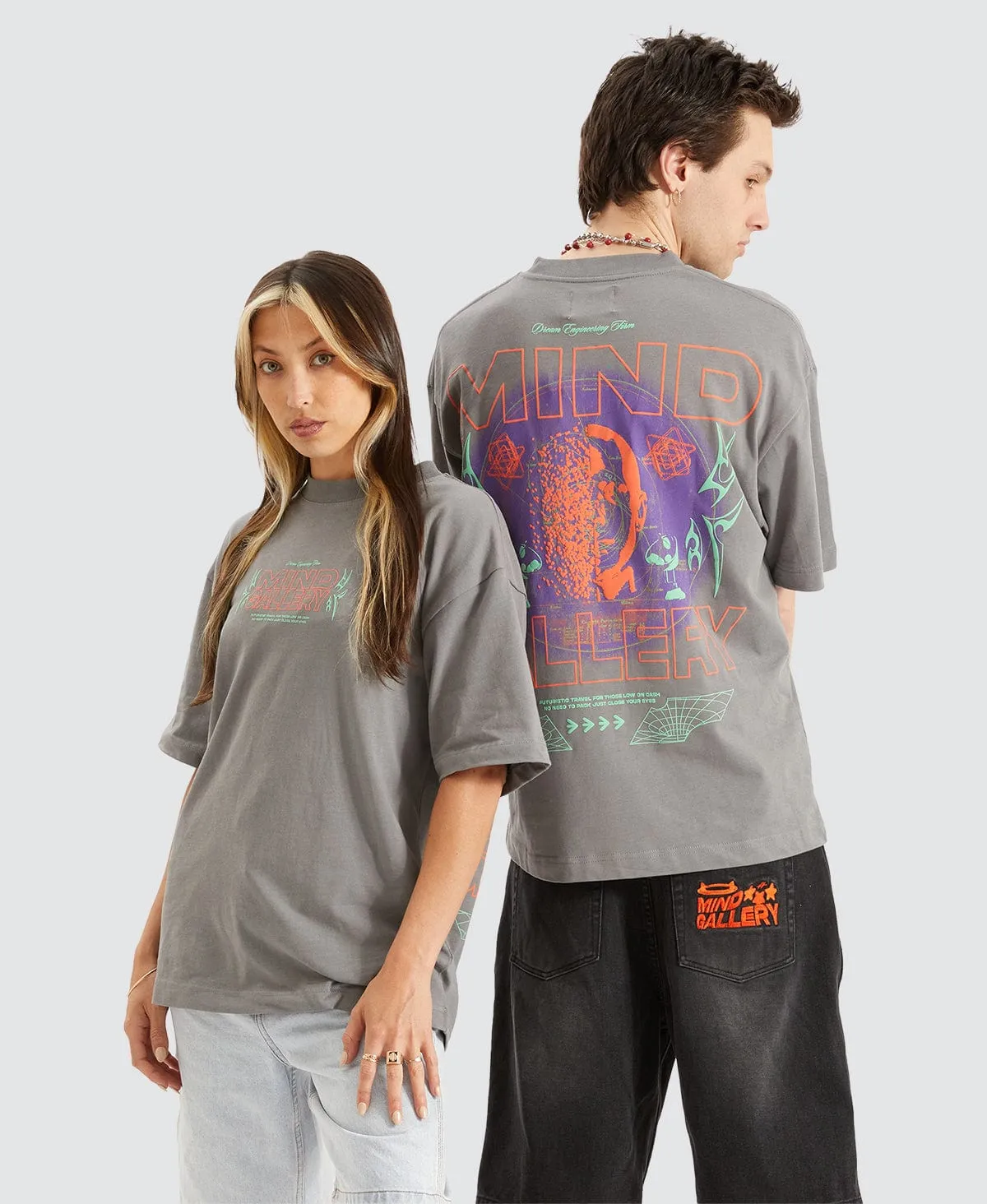 Trip Extra Heavy Street Tee Smoke Grey sold by Neverland product image thumbnail 5