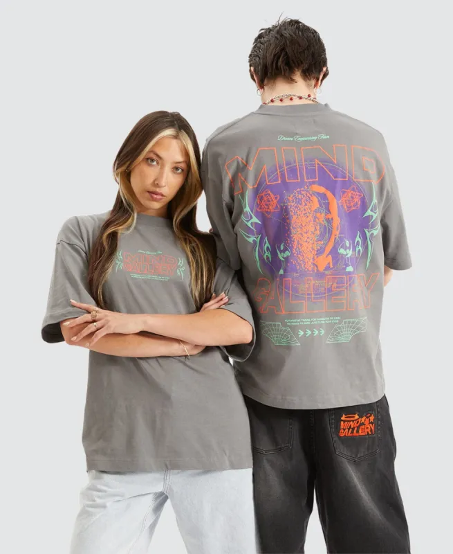 Trip Extra Heavy Street Tee Smoke Grey sold by Neverland