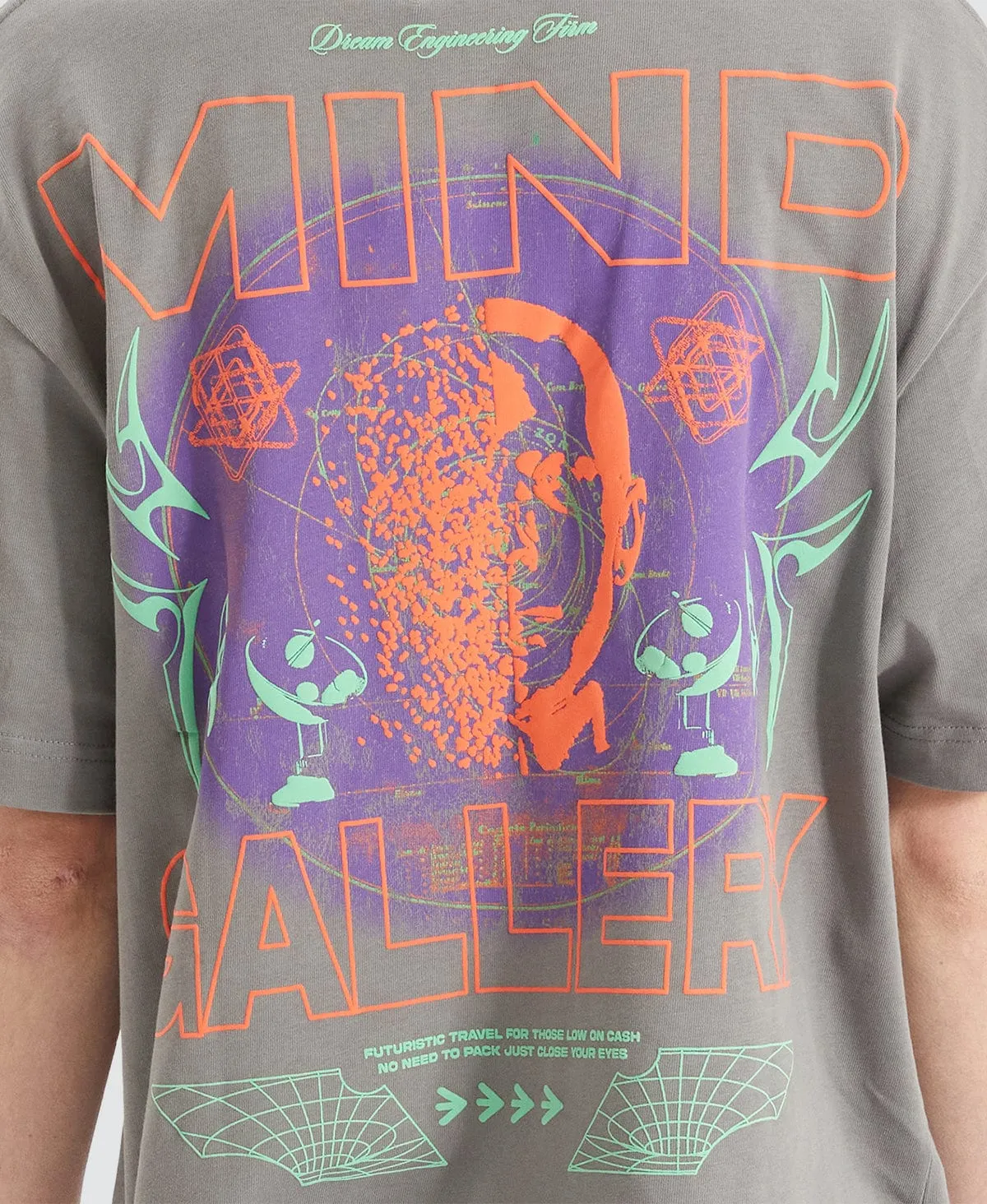 Trip Extra Heavy Street Tee Smoke Grey sold by Neverland product image thumbnail 2