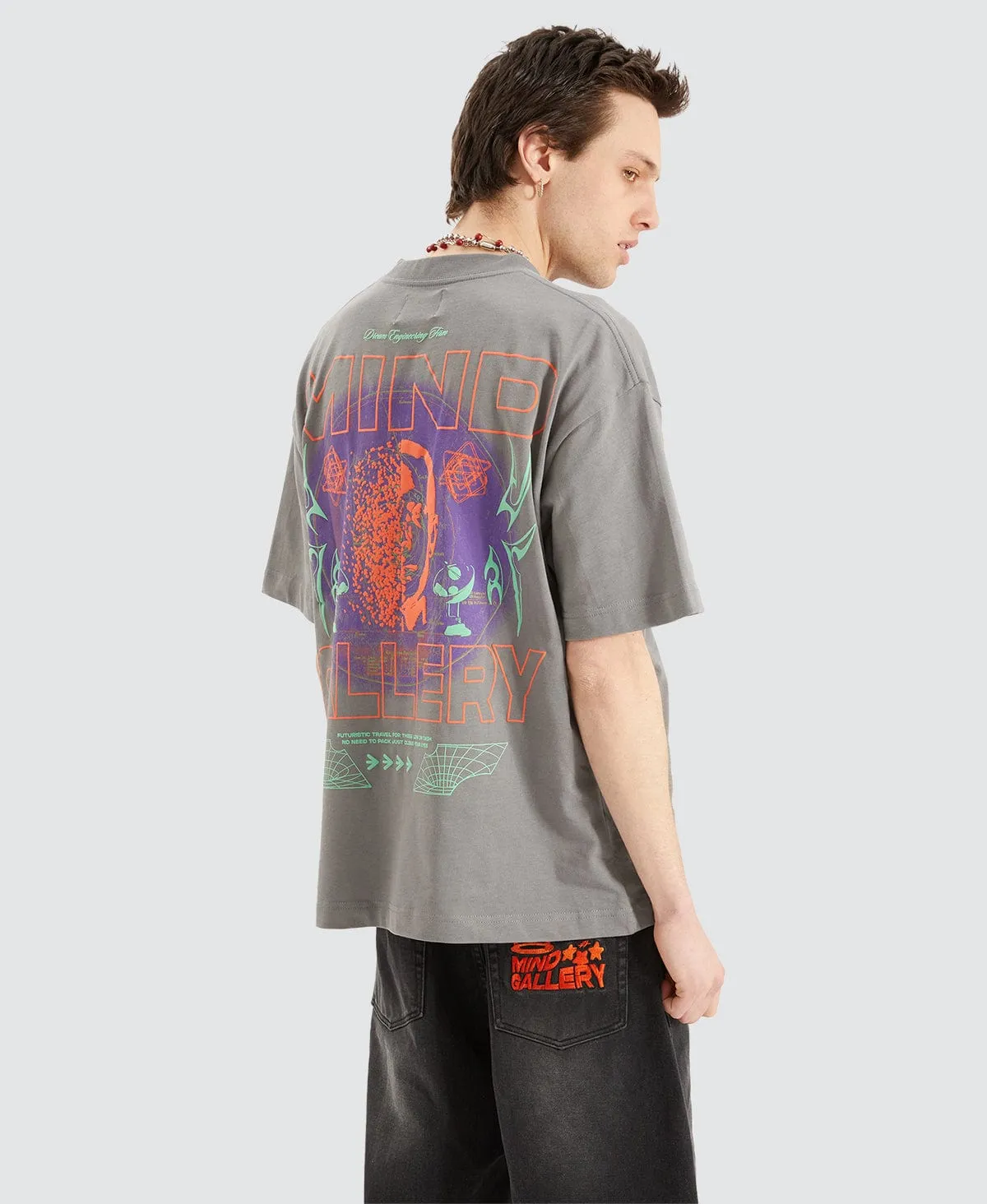 Trip Extra Heavy Street Tee Smoke Grey sold by Neverland product image thumbnail 3
