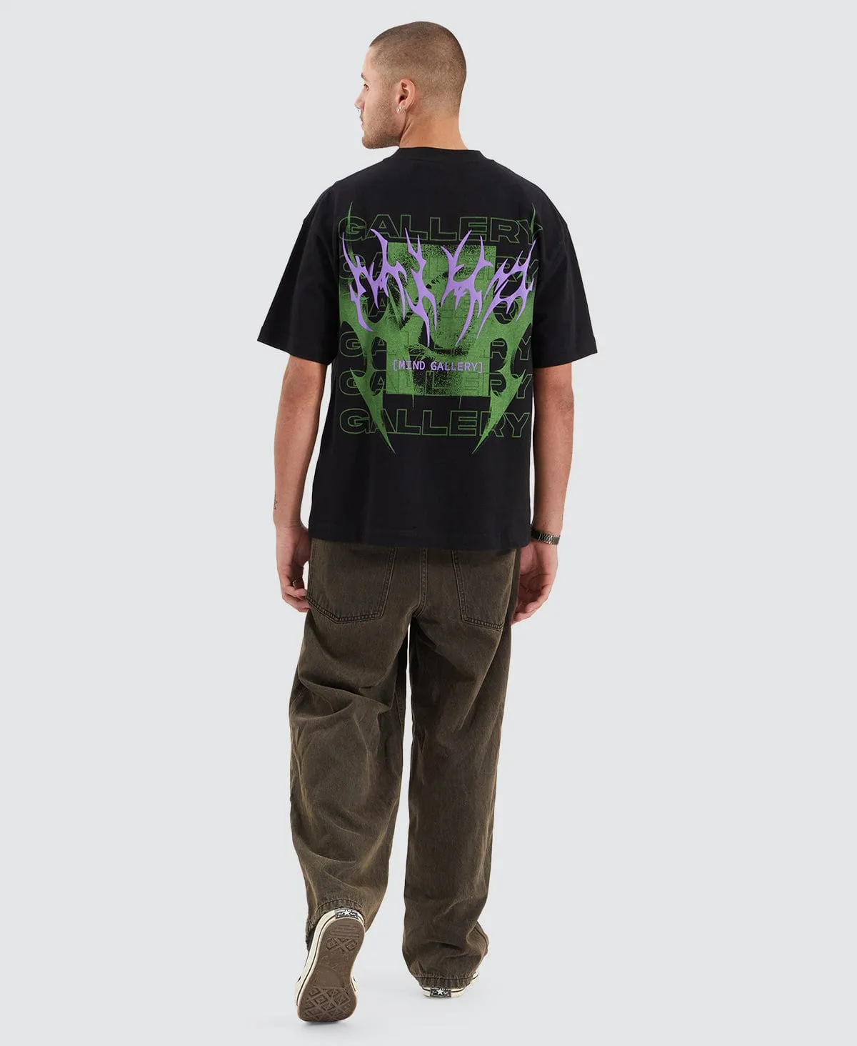 Sharp Extra Heavy Street Fit T-Shirt Jet Black sold by Neverland product image thumbnail 5