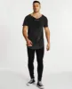 Romance Raw V-Neck T-Shirt Mineral Black sold by Neverland