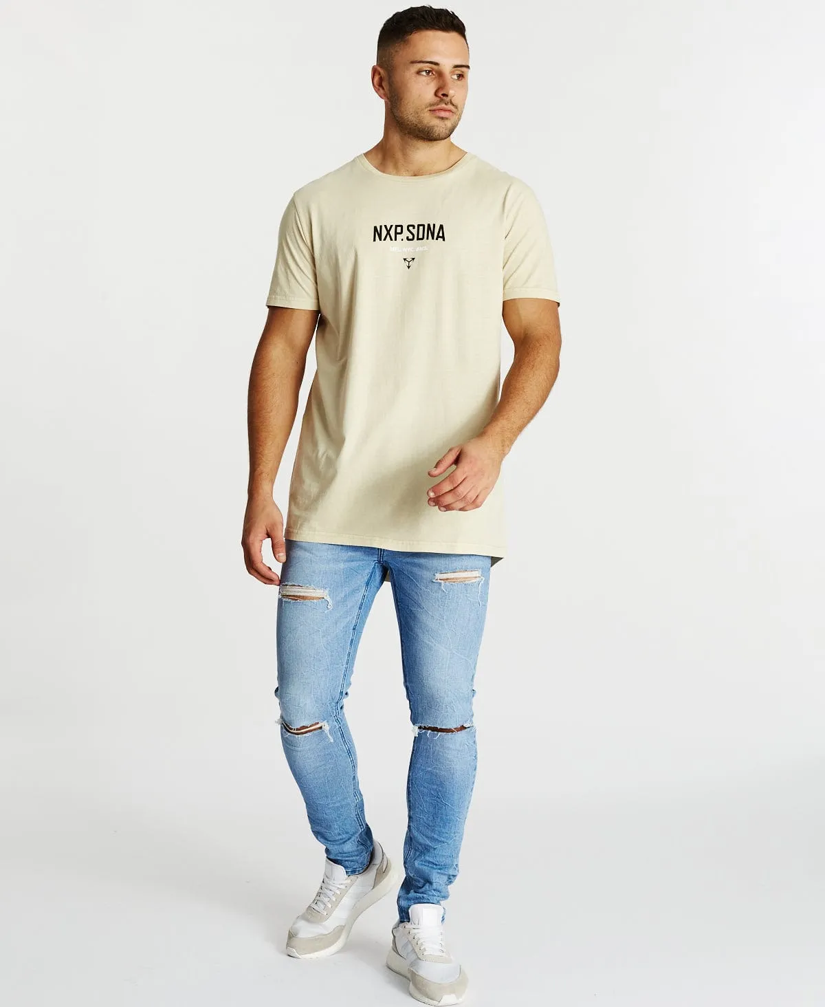 Bandit Cape Back T-Shirt Pigment Sand sold by Neverland product image thumbnail 4