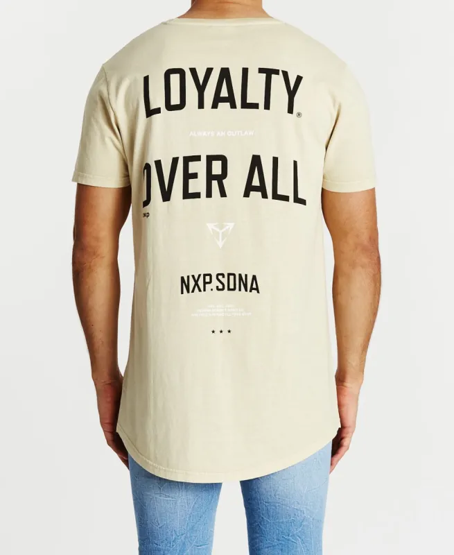 Bandit Cape Back T-Shirt Pigment Sand sold by Neverland