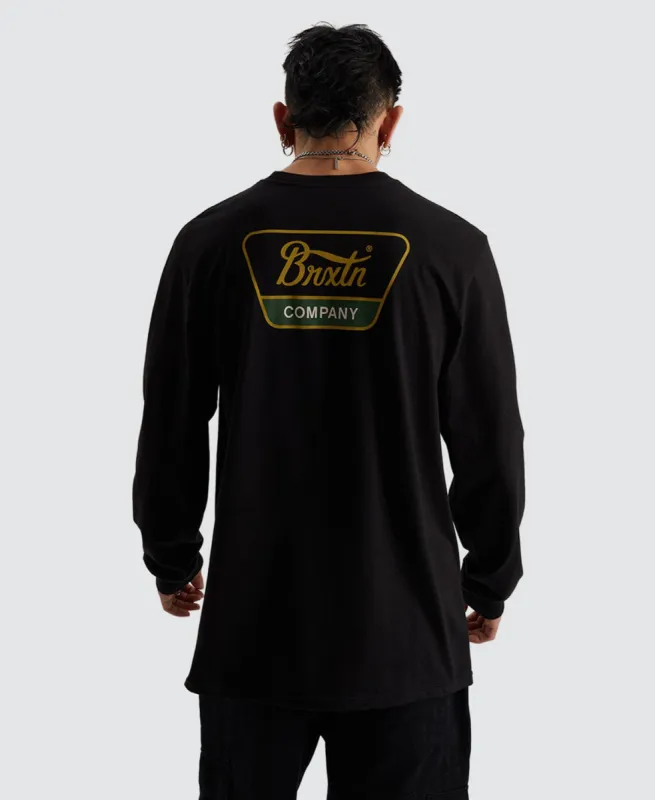 Linwood Longsleeve T-Shirt Black sold by Neverland