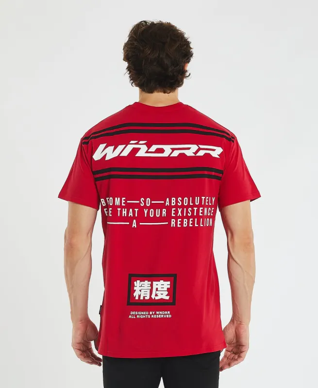 Fortress Custom Fit T-Shirt Red sold by Neverland