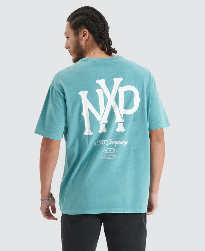 Academy Heavy Box Fit Tee Pigment Teal sold by Neverland
