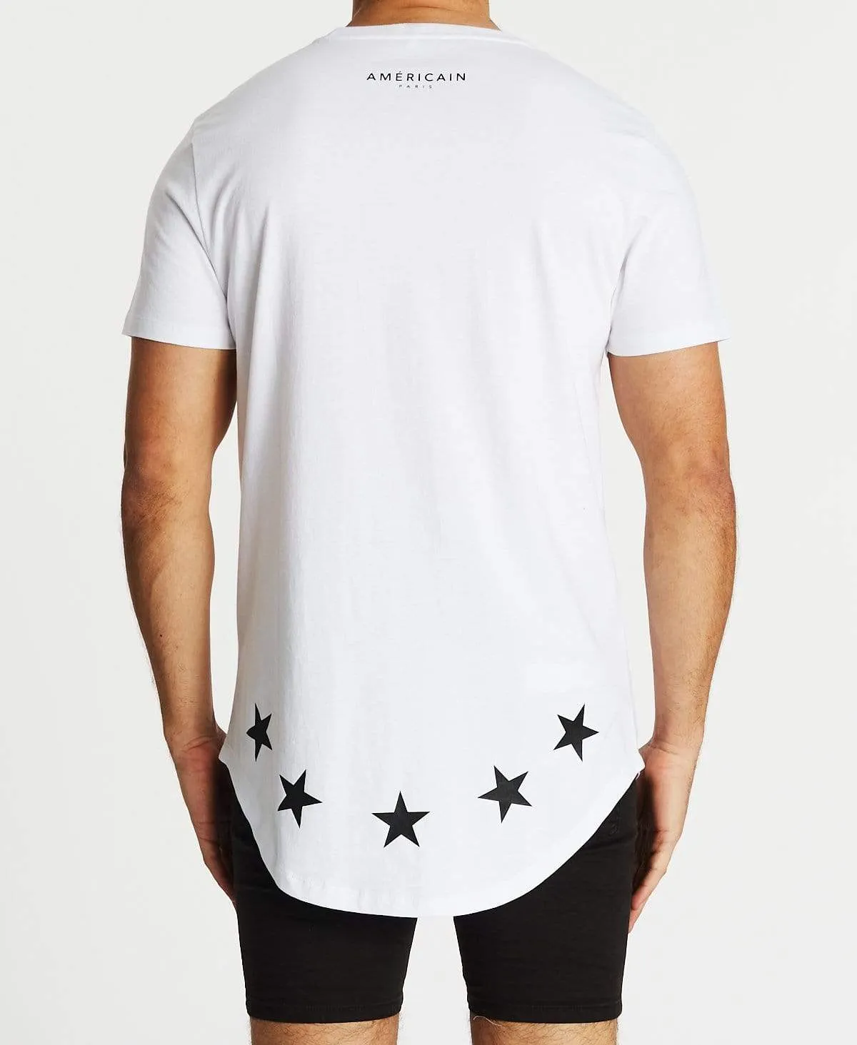 Desole Dual Curved T-Shirt White sold by Neverland product image thumbnail 2
