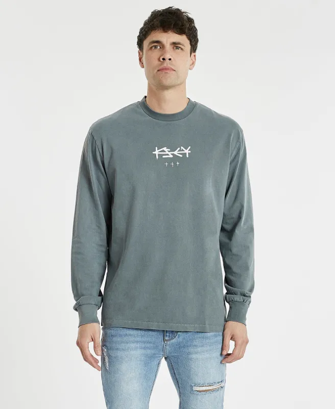 Westwood Relaxed Long Sleeve T-Shirt Pigment Carbon sold by Neverland