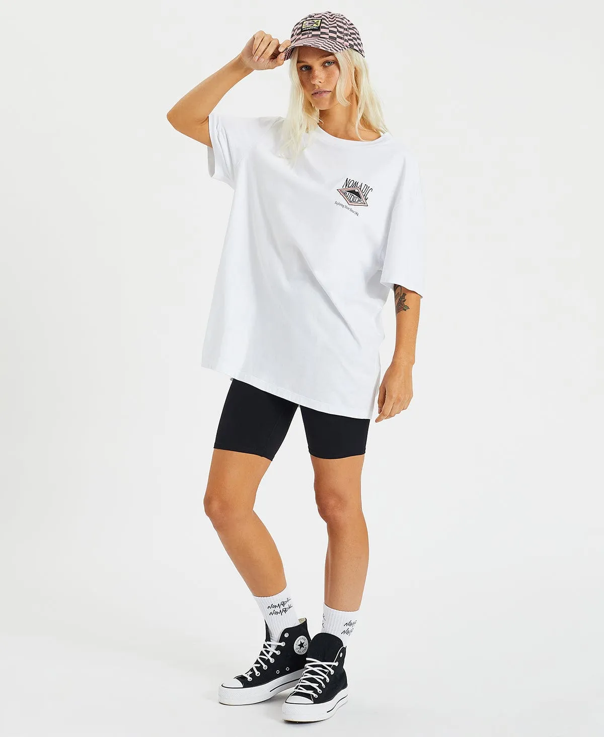 Homestay Relaxed T-Shirt White sold by Neverland product image thumbnail 4
