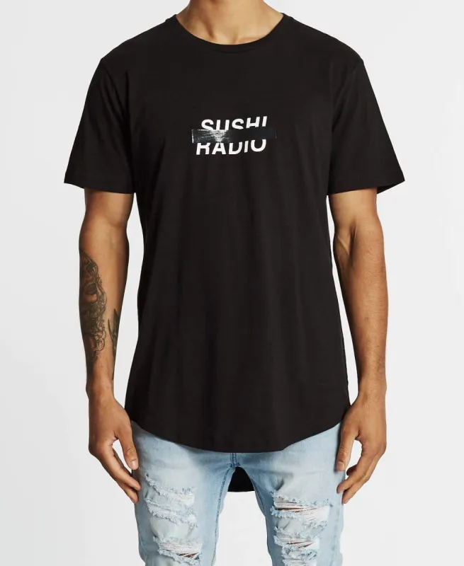 Permanent Dual Scoop T-Shirt Jet Black sold by Neverland