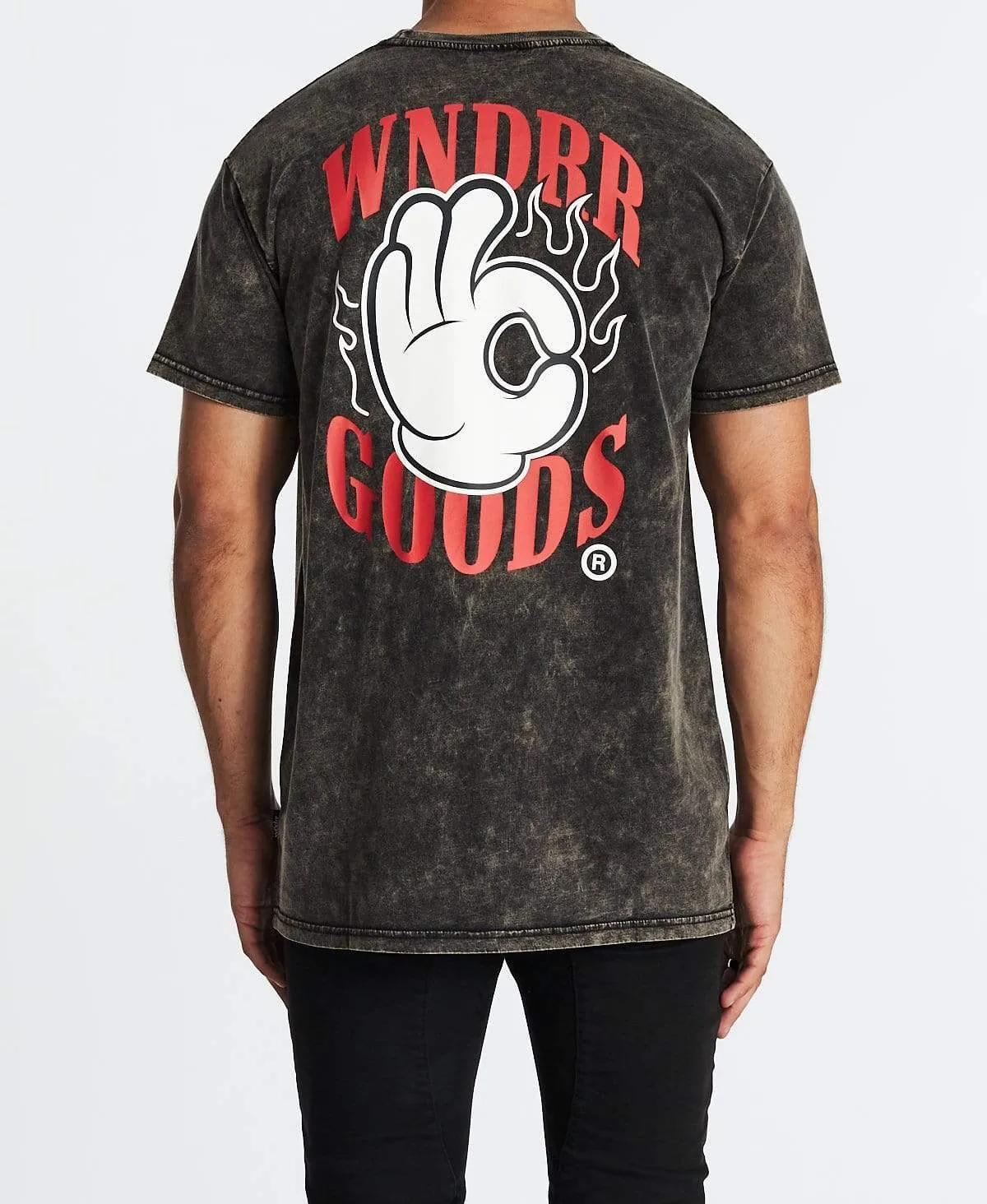 Fire Custom Fit T-Shirt Worn Black sold by Neverland