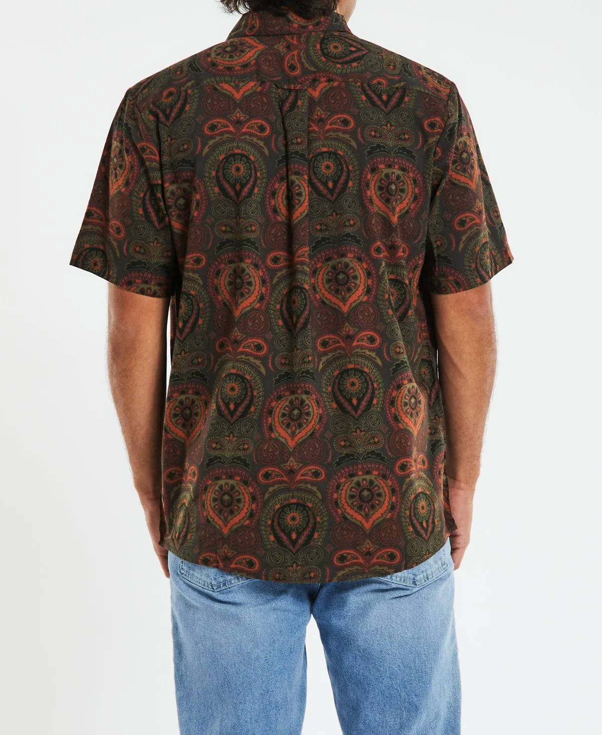 Paison Short Sleeve Shirt Black Print sold by Neverland product image thumbnail 2