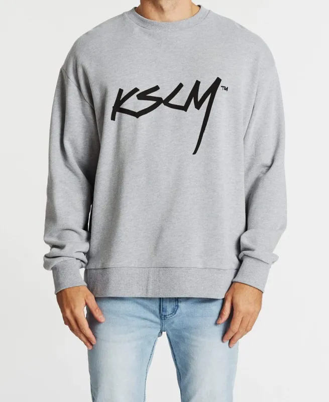 Primal Relaxed Fit Jumper Grey Marle sold by Neverland