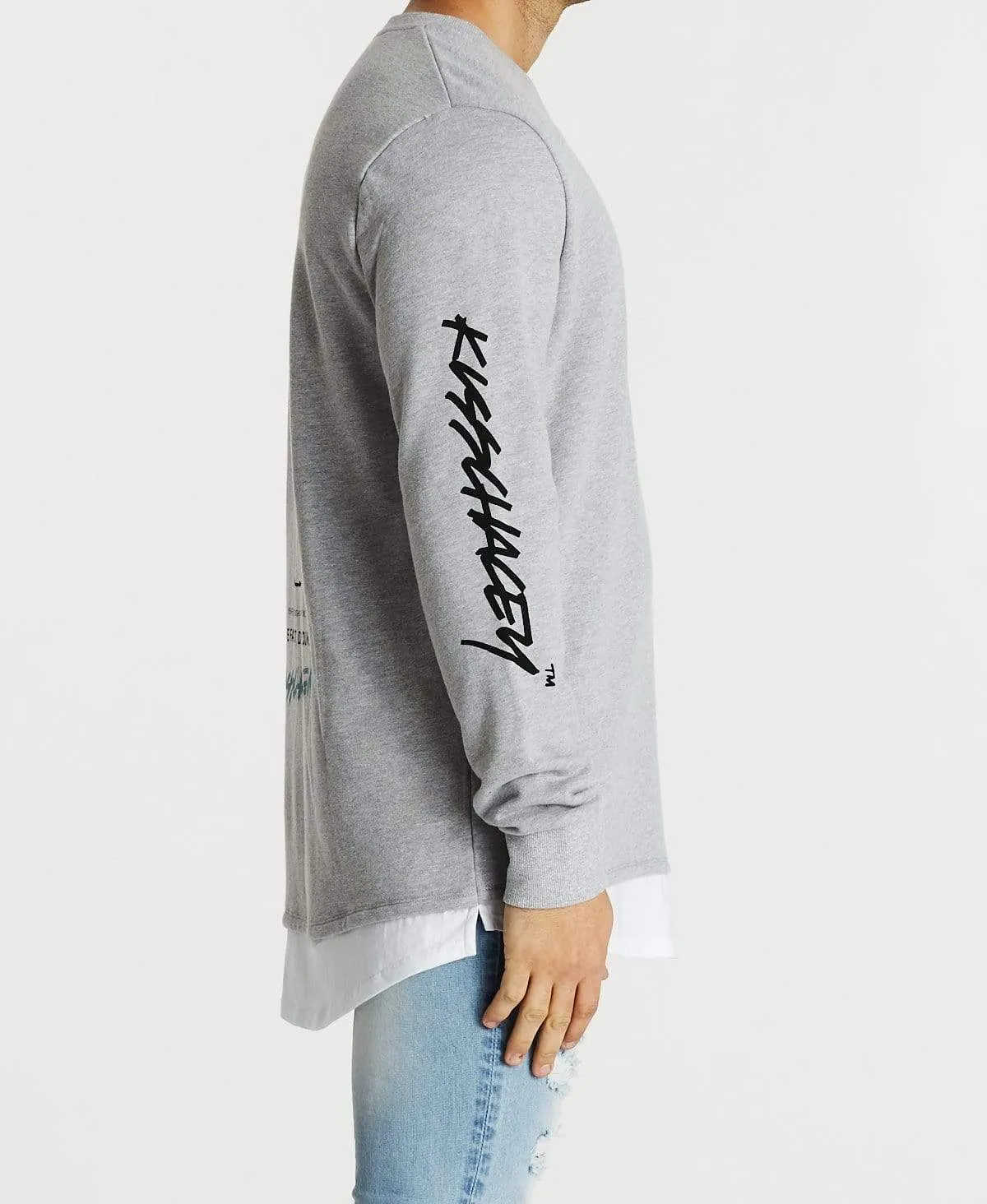 Die Young Layered Jumper Grey Marle sold by Neverland product image thumbnail 5