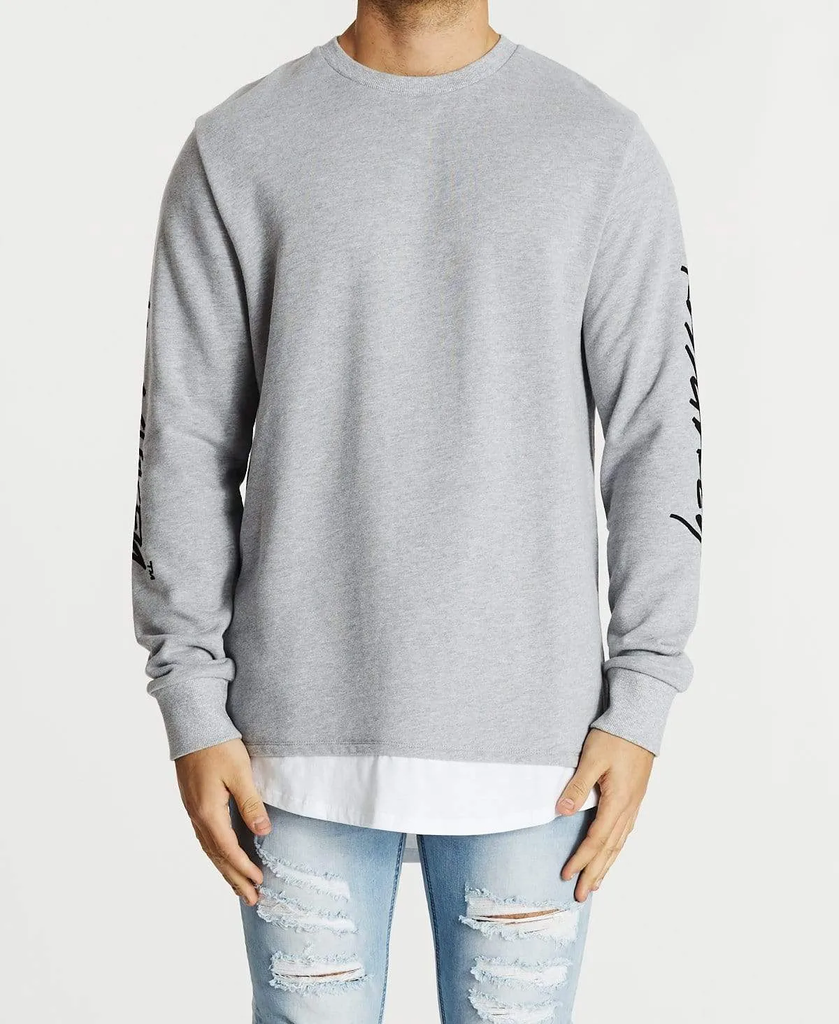 Die Young Layered Jumper Grey Marle sold by Neverland product image thumbnail 2