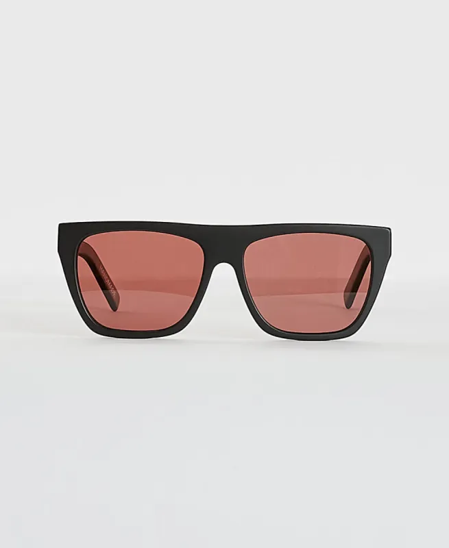 Villain Acetate Sunglasses Matte Black sold by Neverland