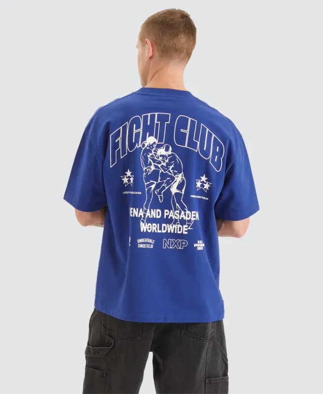 Fight Club Heavy Street Tee Cobalt Blue sold by Neverland
