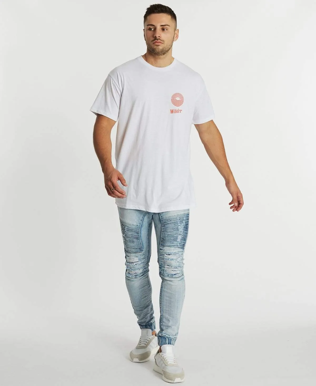 Riser Custom Fit T-Shirt White sold by Neverland product image thumbnail 4