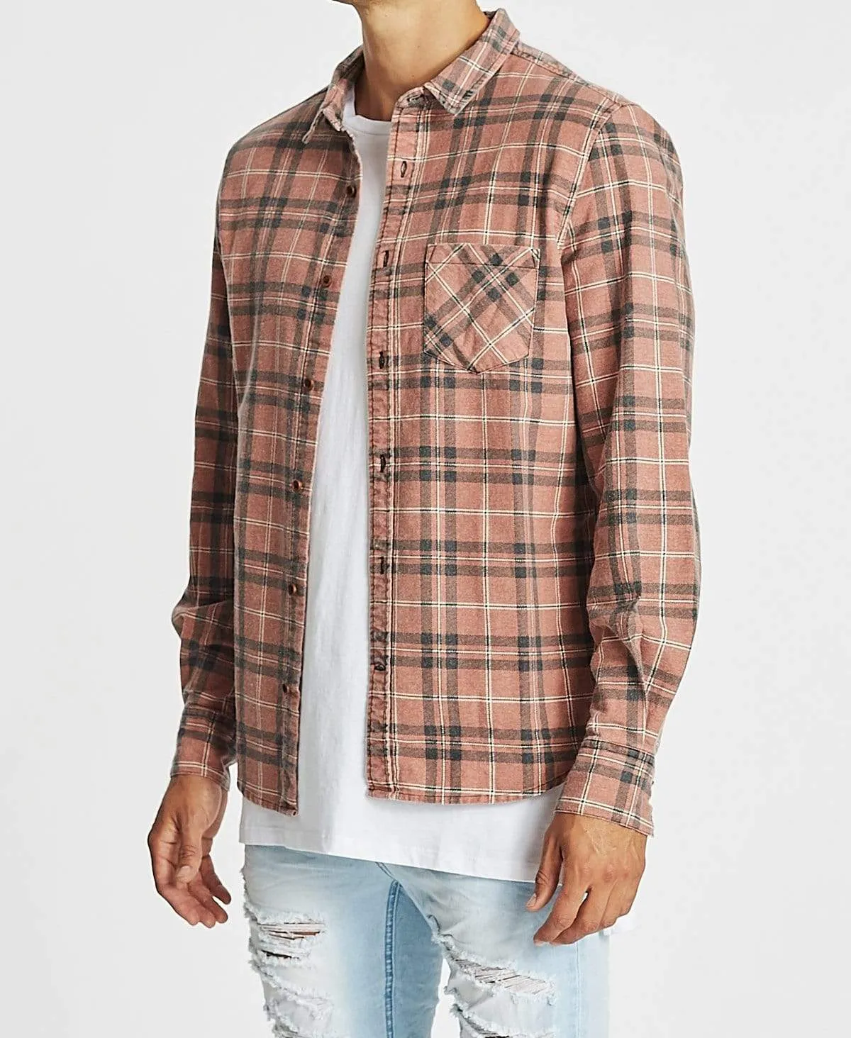 Trusted Casual Shirt AW21 Red/Clay Check sold by Neverland product image thumbnail 3