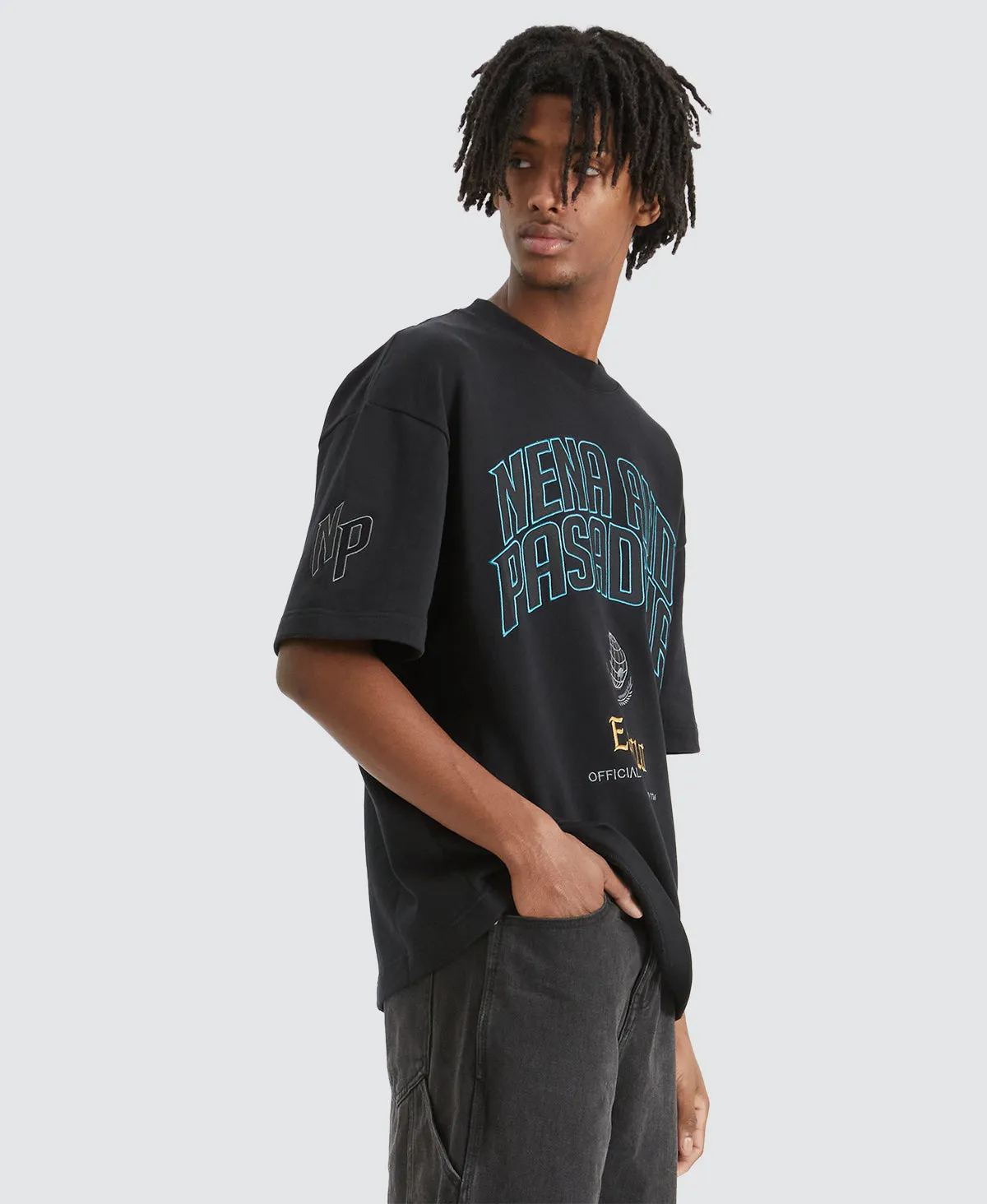 Members Heavy Street T-Shirt Anthracite Black sold by Neverland product image thumbnail 3