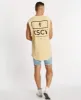 Gone To Paradise Dual Curved Muscle Tee Acid Sunburst sold by Neverland