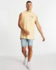 Gone To Paradise Dual Curved Muscle Tee Acid Sunburst sold by Neverland
