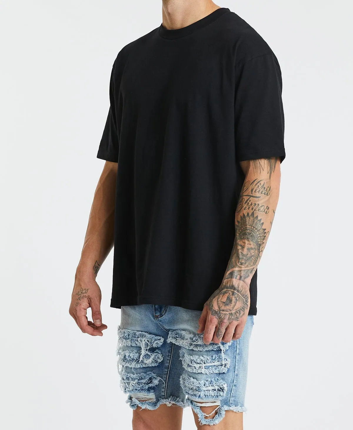 Bad Luck Box Fit T-Shirt Jet Black sold by Neverland product image thumbnail 3