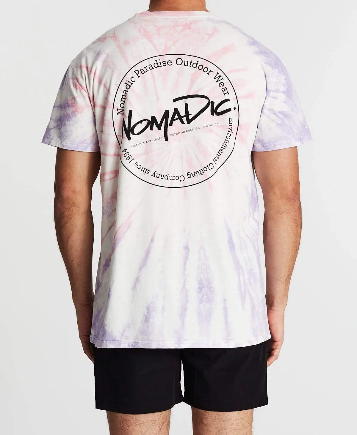 Hazy Relaxed T-Shirt Tie Dye Pastel sold by Neverland