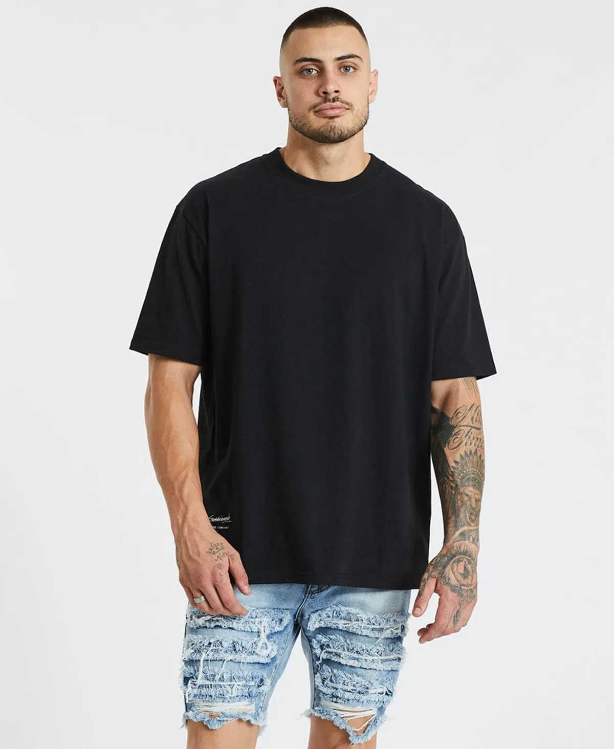 Bad Luck Box Fit T-Shirt Jet Black sold by Neverland product image thumbnail 2