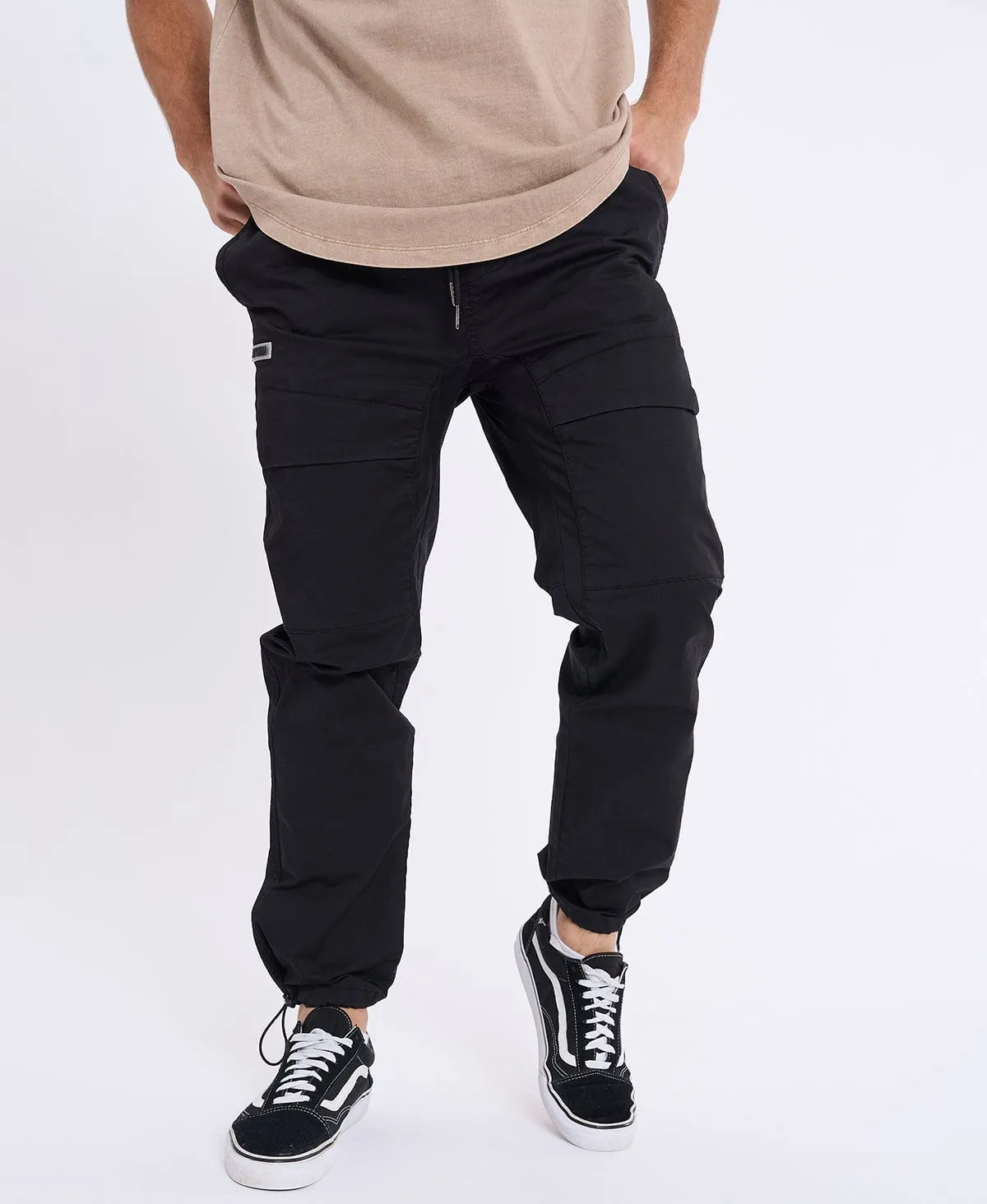 Trek Cargo Pants Black sold by Neverland