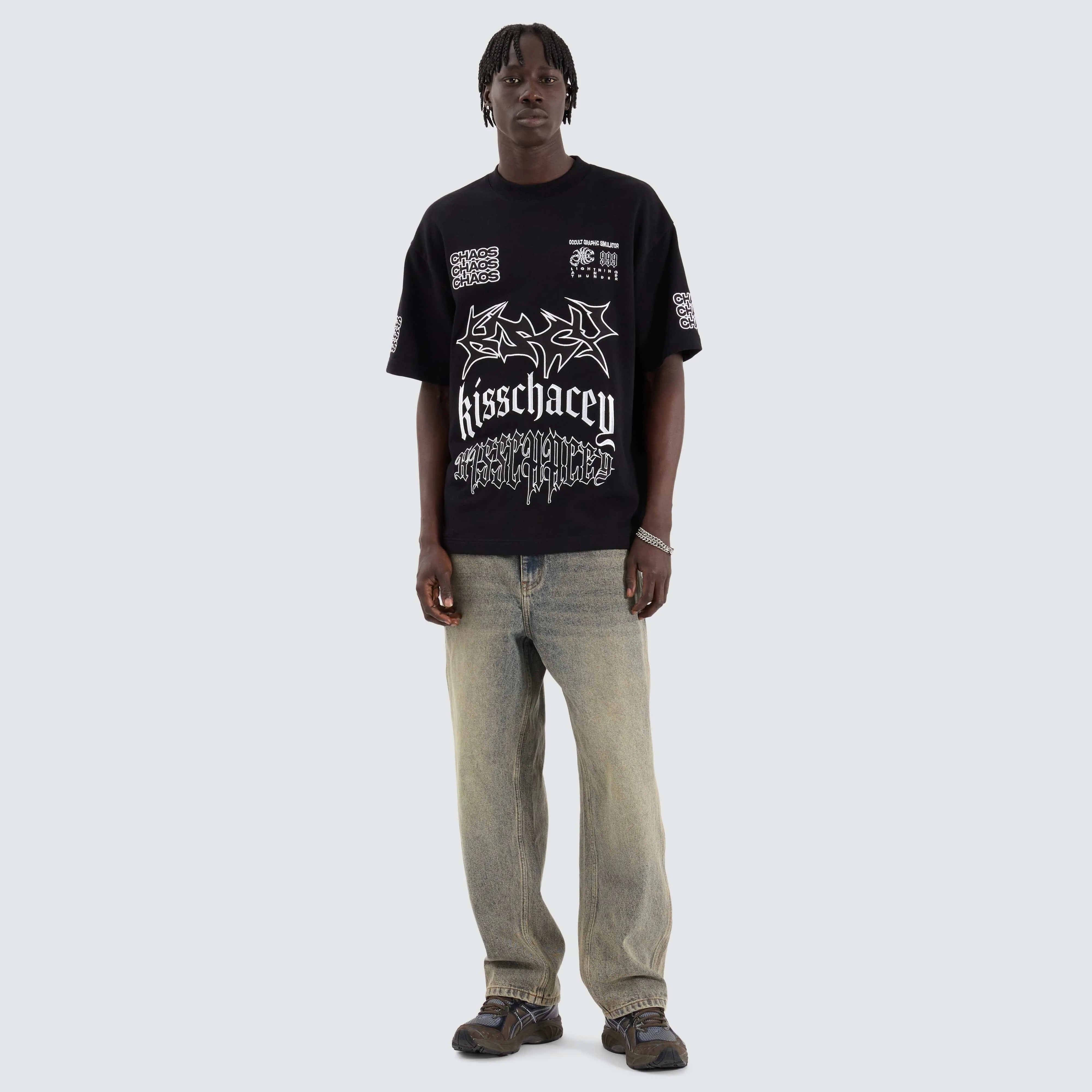 Posse Loopback Street Tee Jet Black sold by Neverland product image thumbnail 4